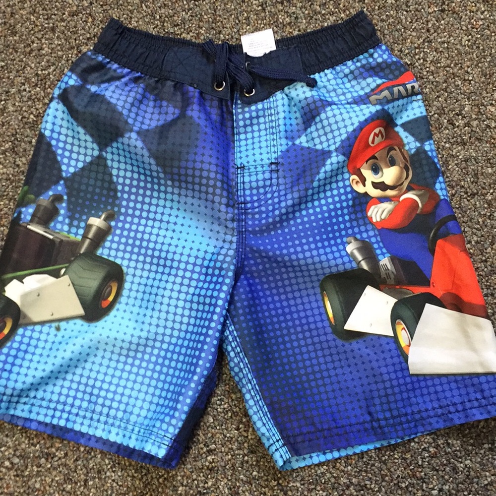 Boys MARIO kart swim shorts